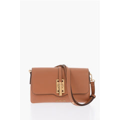 Moschino Brown Polyethylene Shoulder Bag