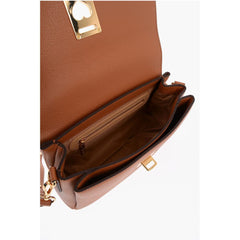 Moschino Brown Polyethylene Shoulder Bag