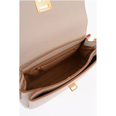 Moschino Beige Polyethylene Shoulder Bag