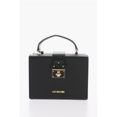 Moschino Black Calfskin Tote Bag