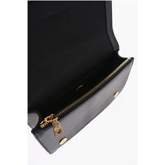 Moschino Black Calfskin Shoulder Bag