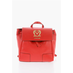 Moschino Red Polyethylene Backpack