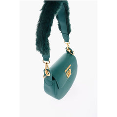 Moschino Green Polyethylene Shoulder Bag