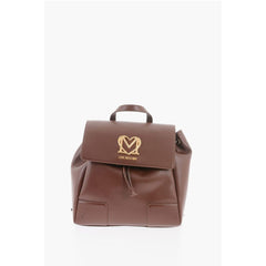 Moschino Brown Polyethylene Backpack