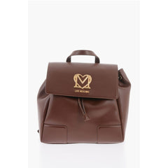 Moschino Brown Polyethylene Backpack