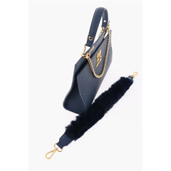 Moschino Blue Polyethylene Tote Bag