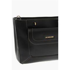 Moschino Black Polyethylene Shoulder Bag