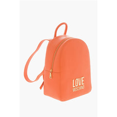 Moschino Orange Polyethylene Backpack