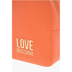 Moschino Orange Polyethylene Backpack
