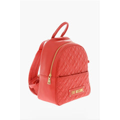 Moschino Red Polyethylene Backpack