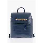 Moschino Blue Polyethylene Backpack