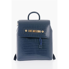 Moschino Blue Polyethylene Backpack