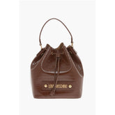 Moschino Brown Polyethylene Tote Bag