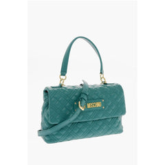 Moschino Green Polyethylene Tote Bag