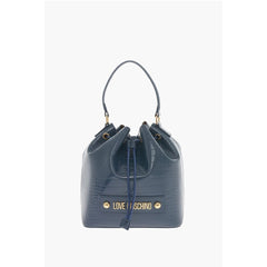 Moschino Blue Polyethylene Tote Bag