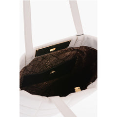 Moschino White Polyethylene Tote Bag