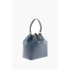 Moschino Blue Polyethylene Tote Bag