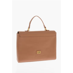 Moschino Brown Polyethylene Tote Bag