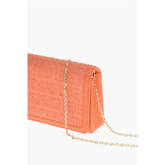 Moschino Orange Cotton Shoulder Bag