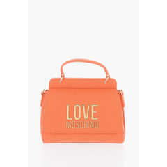Moschino Orange Polyethylene Tote Bag