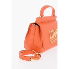 Moschino Orange Polyethylene Tote Bag