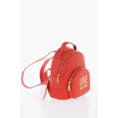 Moschino Red Polyethylene Backpack