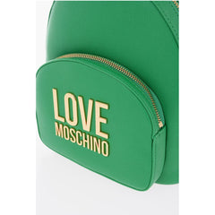 Moschino Green Polyethylene Backpack