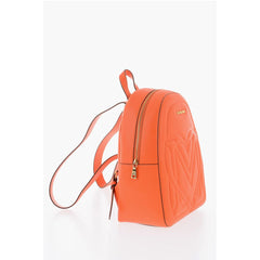 Moschino Orange Polyethylene Backpack