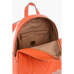 Moschino Orange Polyethylene Backpack