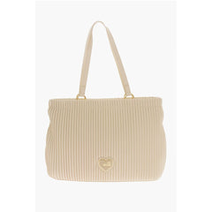 Moschino Beige Polyethylene Shoulder Bag