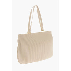 Moschino Beige Polyethylene Shoulder Bag