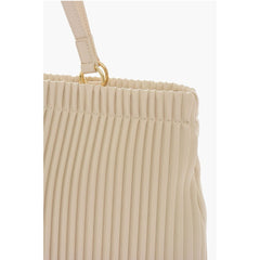 Moschino Beige Polyethylene Shoulder Bag