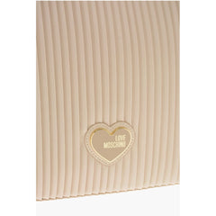 Moschino Beige Polyethylene Shoulder Bag