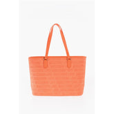 Moschino Orange Cotton Tote Bag
