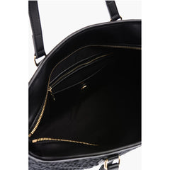 Moschino Black Cotton Shoulder Bag