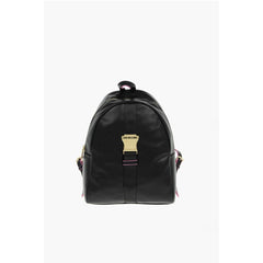 Moschino Black Polyethylene Backpack