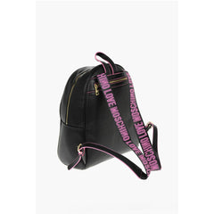 Moschino Black Polyethylene Backpack