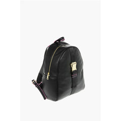 Moschino Black Polyethylene Backpack