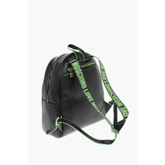 Moschino Black Polyethylene Backpack