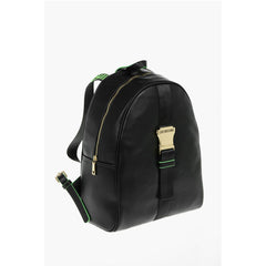 Moschino Black Polyethylene Backpack