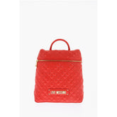 Moschino Red Polyethylene Backpack