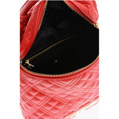 Moschino Red Polyethylene Backpack