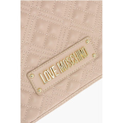 Moschino Beige Polyethylene Shoulder Bag