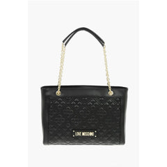 Moschino Black Polyethylene Tote Bag