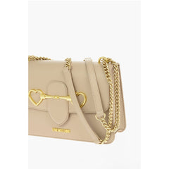 Moschino Beige Polyethylene Shoulder Bag