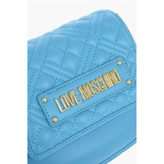 Moschino Blue Polyethylene Shoulder Bag