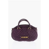 Moschino Purple Polyethylene Tote Bag