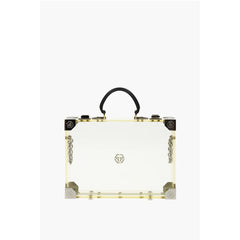Philipp Plein Yellow Lambskin Tote Bag
