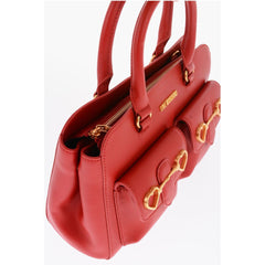 Moschino Red Polyethylene Tote Bag