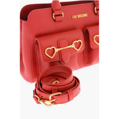 Moschino Red Polyethylene Tote Bag